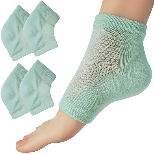Chiroplax front packaging showing mint gel heel socks and benefits