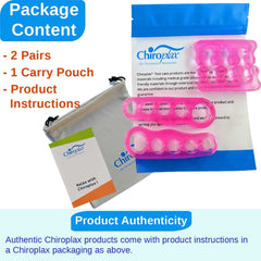 Chiroplax two pairs and pouch displayed for organized storage and easy transport