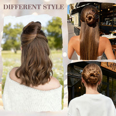 CHLINS hair fork in an evening updo showing elegant, damage-free wear
