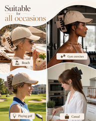 CHLINS four-pack laid flat displaying color options for matching hats