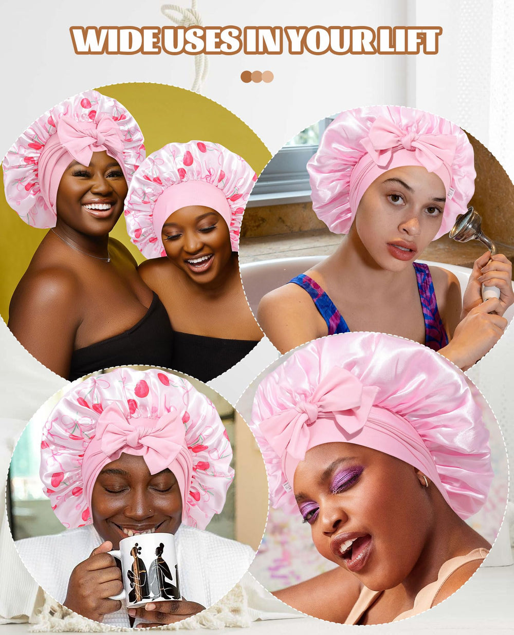 CHLINS bonnet packaging and label highlighting brand and product quality