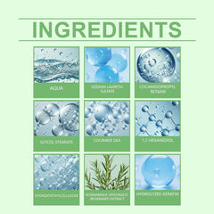 ChLNDalin scalp massage in shower, demonstrates improved scalp comfort