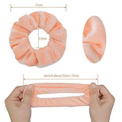 Chloven scrunchie worn on wrist for convenient carry and style