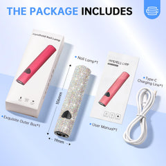 CHRISTINE SHELLY product packaging with manual showing what is included
