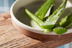 Christophe Robin aloe vera gel ingredient shot highlighting deep hydration