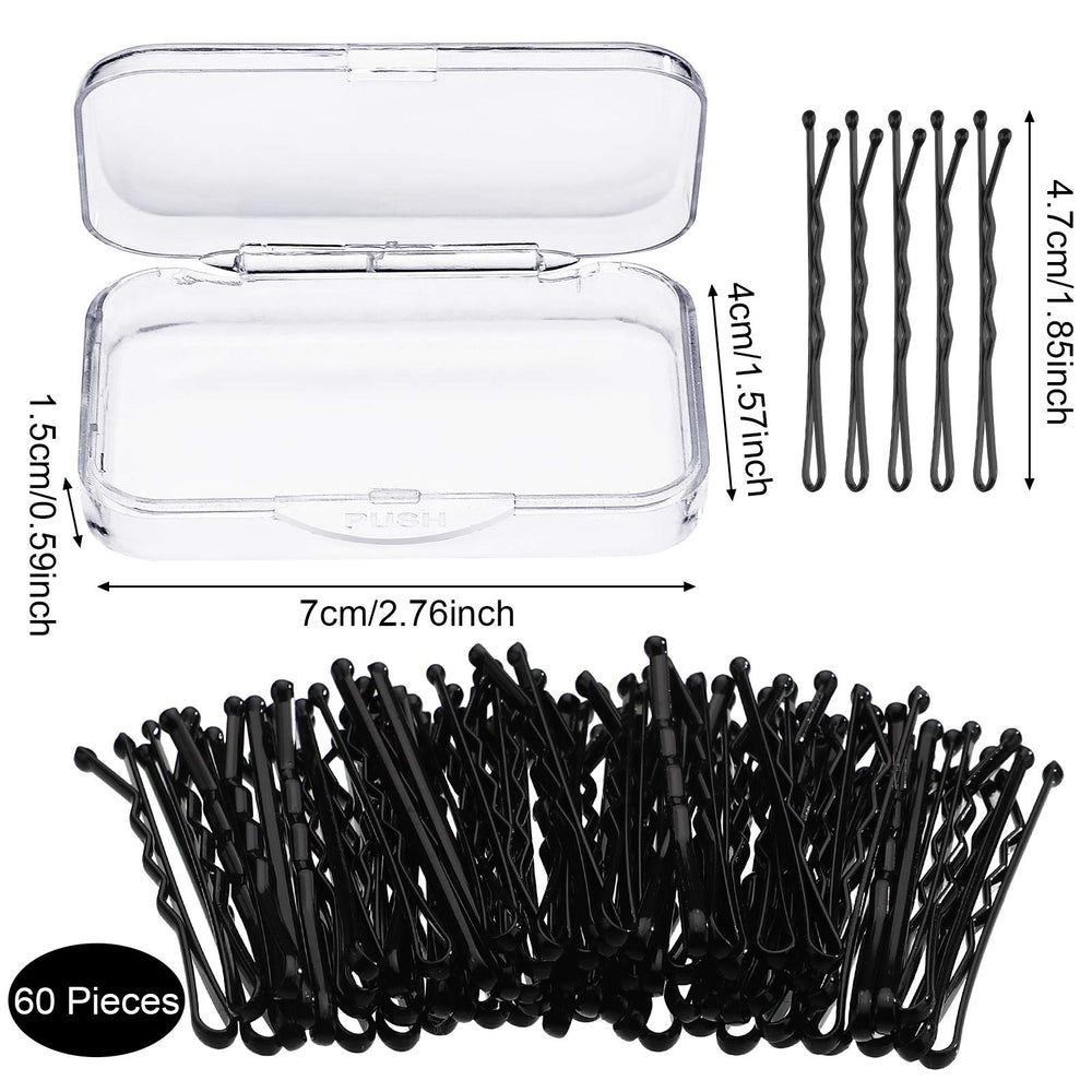 Chuangdi bobby pins detail showing metal finish and sturdy hold benefit: secure styles