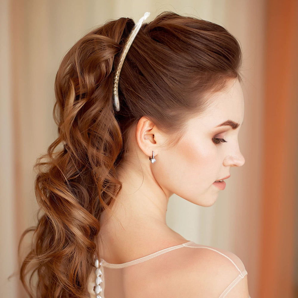 Chuangdi large double-comb clip side profile providing durable hold