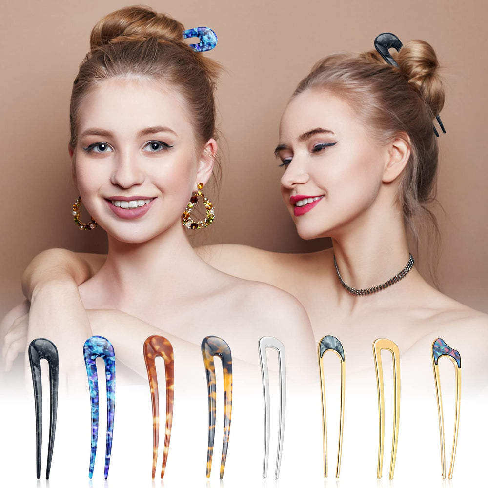 Chuangdi size scale comparison showing pin length for medium to long hair