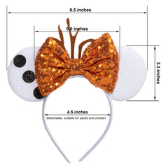 CHuangQi side profile worn on head, comfortable secure fit for events
