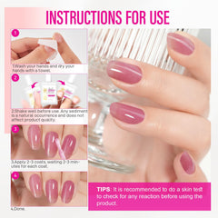 CHUCHU held during home manicure demonstrating easy application benefit