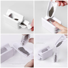 chunmeng separated parts laid out to show washable design and hygiene benefit