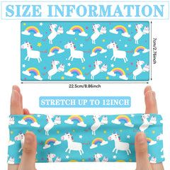 Chunyin close-up of unicorn print on soft fabric, shows comfortable breathable texture