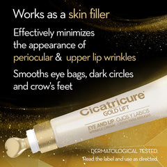 Cicatricure label closeup highlighting active ingredients and product name