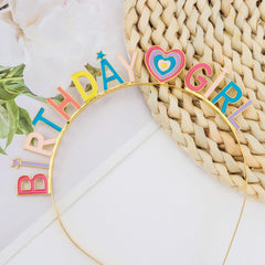 CIEHER headband worn at a birthday party creating photogenic flair