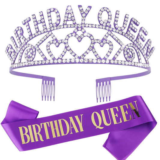CIEHER purple sash front view showing regal look and photo-ready benefit