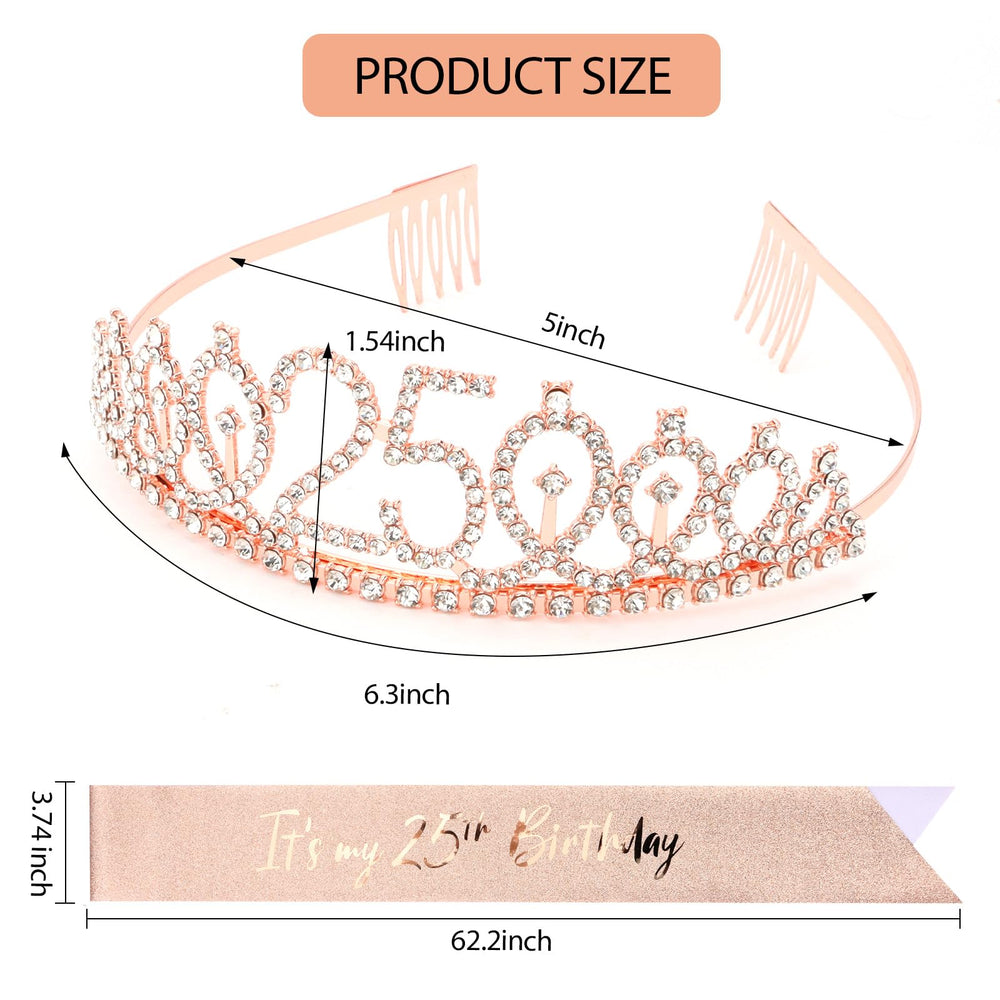 CIEHER sash draped over gown, adds photo-ready rose gold accent