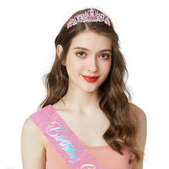 CIEHER sash worn by model highlighting camera-ready birthday styling