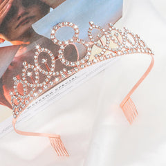 CIEHER set flatlay with sash, tiara, and pins ready for gifting