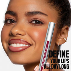 Cilrofelr lips before and after showing defined long-lasting color