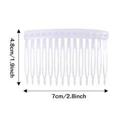 Cinaci decorated comb with flowers and pearls showing bridal DIY possibilities