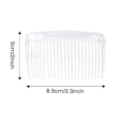 Cinaci decorated comb with flowers displaying DIY potential and elegant finish