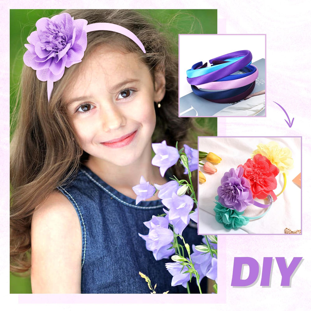 Cinaci craft session with headbands and supplies illustrating party or DIY project use
