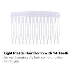 Cinaci comb next to ruler showing 7 cm length for size and fit clarity