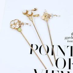 Cinaci hair sticks styled with Hanfu outfit showing cultural pairing benefit: traditional elegance