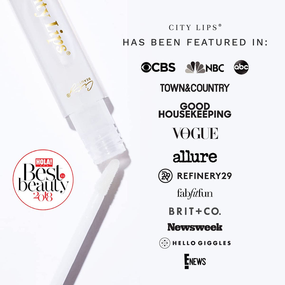 City Beauty City Lips on vanity with makeup shows everyday glamour and quick touch-ups