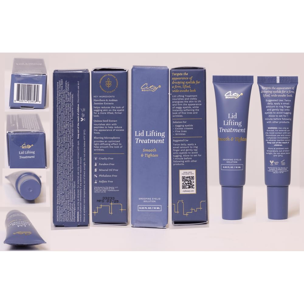 City Beauty label close-up highlighting clean formula and ingredient benefits