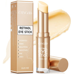 CITYGOO eye stick front view showing gold tube and portable design benefit