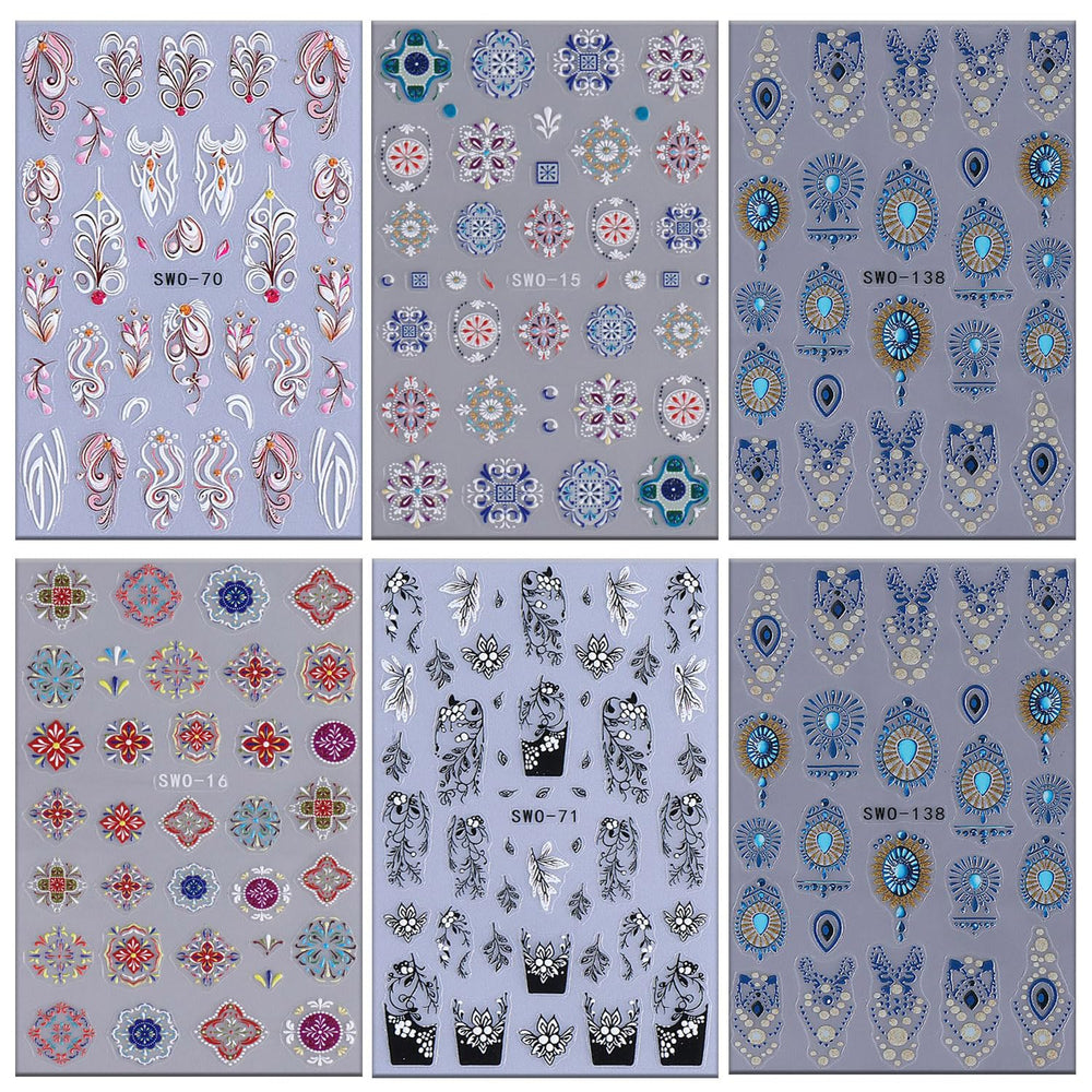 CJDLTS stickers used in a craft setting illustrating multi-surface decorating benefit