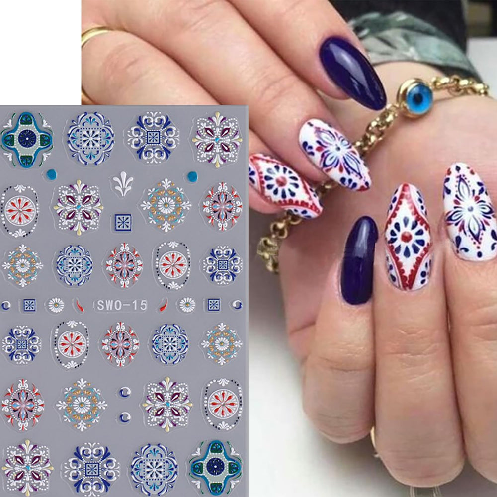 CJDLTS close-up of sheet revealing colorful plaid and flower patterns for precise placement