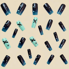 CJDLTS glossy coffin nail texture showing shine and smooth finish for camera-ready looks