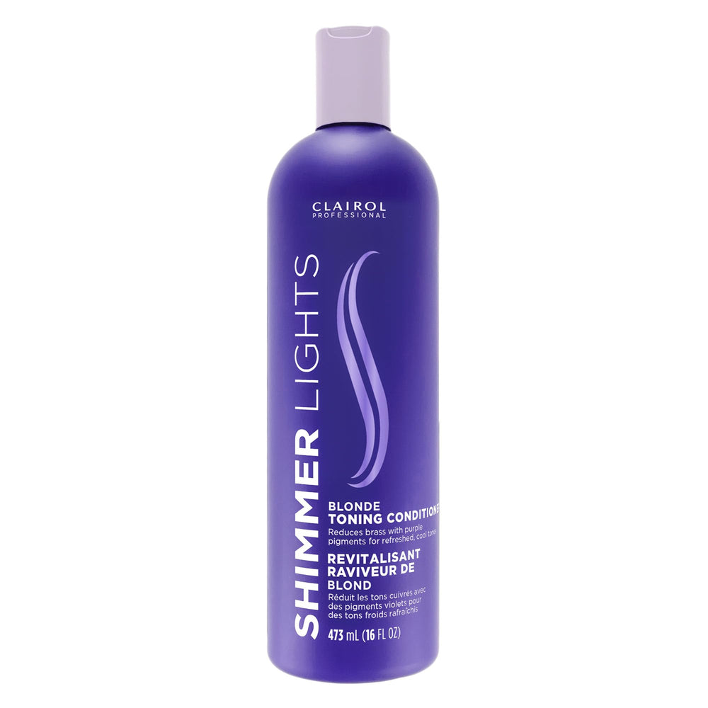Clairol Professional front packaging showing product benefits and purple hue
