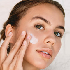 CLARINS application demo on hand illustrating easy absorption benefit