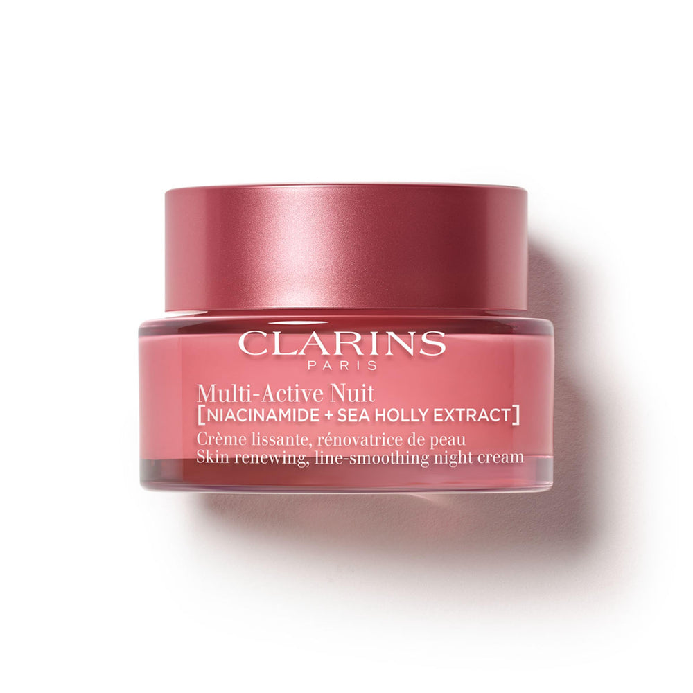 CLARINS jar front view showing elegant packaging and visible brand advantage
