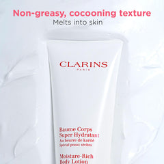 Clarins pump dispensing lotion illustrating easy application and controlled dosing