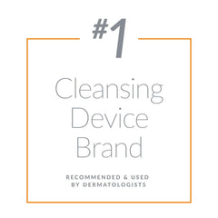 Clarisonic radiance packaging label showing compatibility list and clear product information benefit