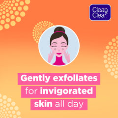 Clean & Clear close-up of bursting beads highlighting gentle exfoliation benefit