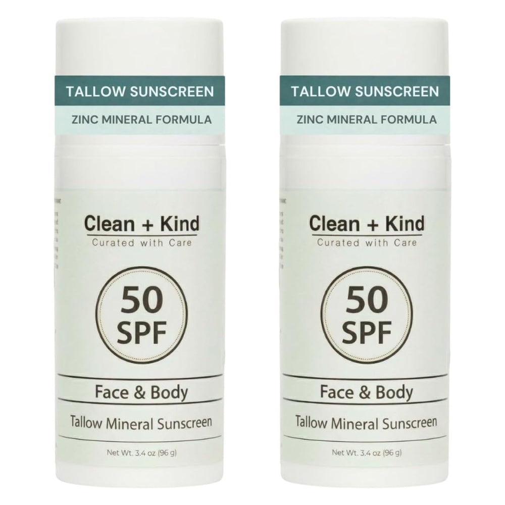 Clean + Kind twin bundle front packaging showing two bottles and value benefit