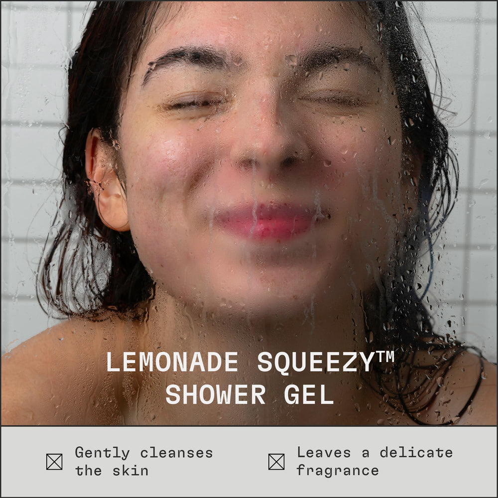 cleanjourney bottle placed on shower shelf suggesting everyday convenient use