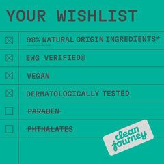 cleanjourney ingredient highlight niacinamide and glycerin emphasizing barrier support
