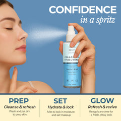 Clear Beauty bottle on bathroom vanity suggesting daily routine convenience