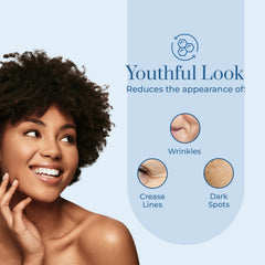 Clear Beauty next to a coin showing actual 1.01 fl oz product scale