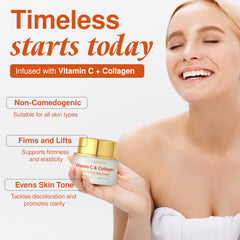 Clear Visage jar beside ruler showing 1.69 fl oz size, clarifies product scale