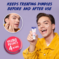 Clearasil ingredient label and directions for clear usage guidance