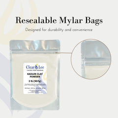 ClearLee DIY bathroom setup showing clay used in soap and bath recipes