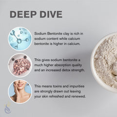 ClearLee hydrated clay mask texture demonstrating thick gel consistency for deep cleansing