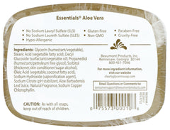 Clearly Natural close-up of bar texture highlighting glycerine clarity and hydration